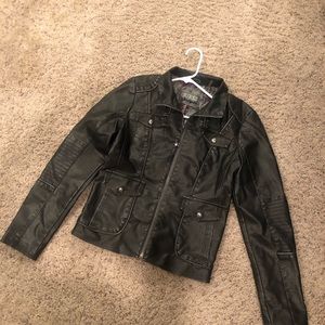 Guess vintage leather coat